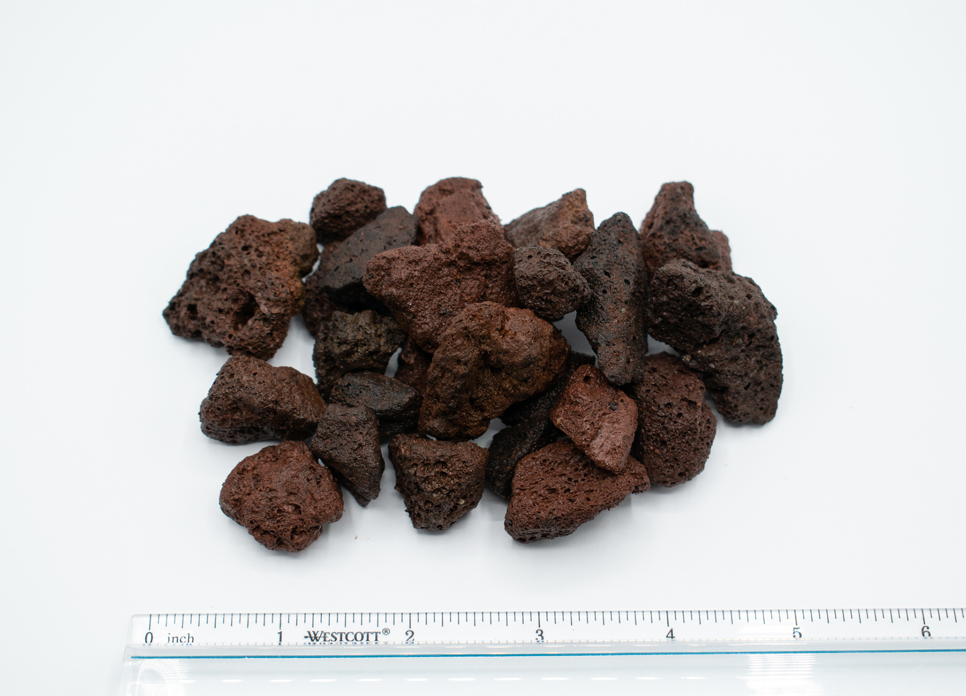 Red Lava 1 Inch Measured