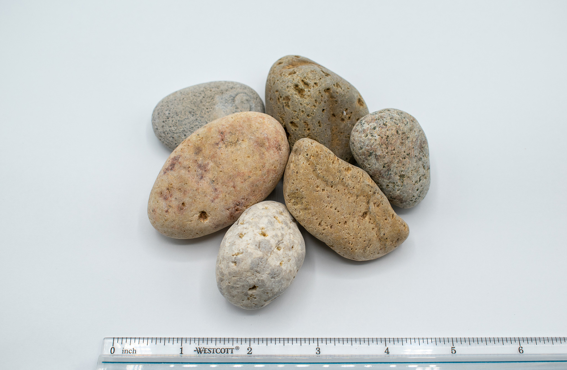Buff Beach Pebbles Half Inch to 1 Measured