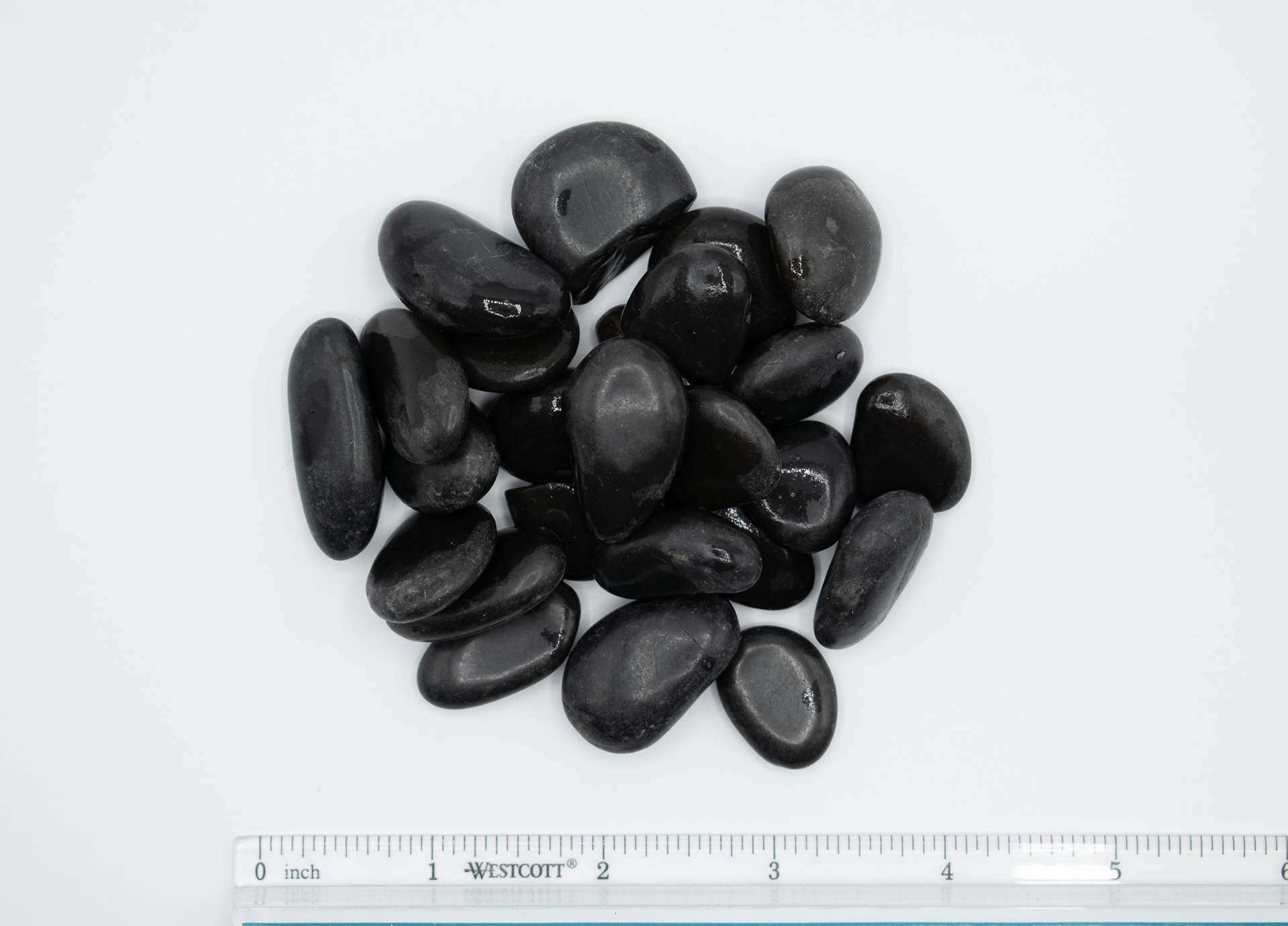 Polished black Stone Small Measured